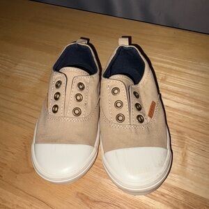 Kids Tan Slip-On Shoes size 8